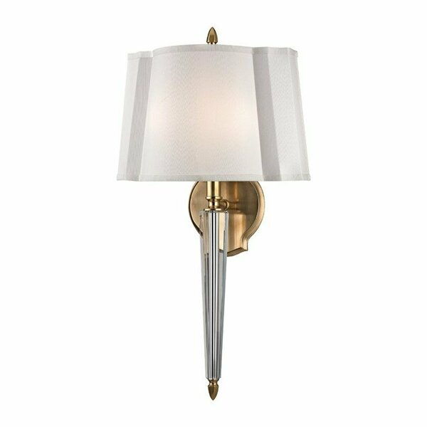 Hudson Valley Oyster Bay 2 Light Wall Sconce 3611-AGB